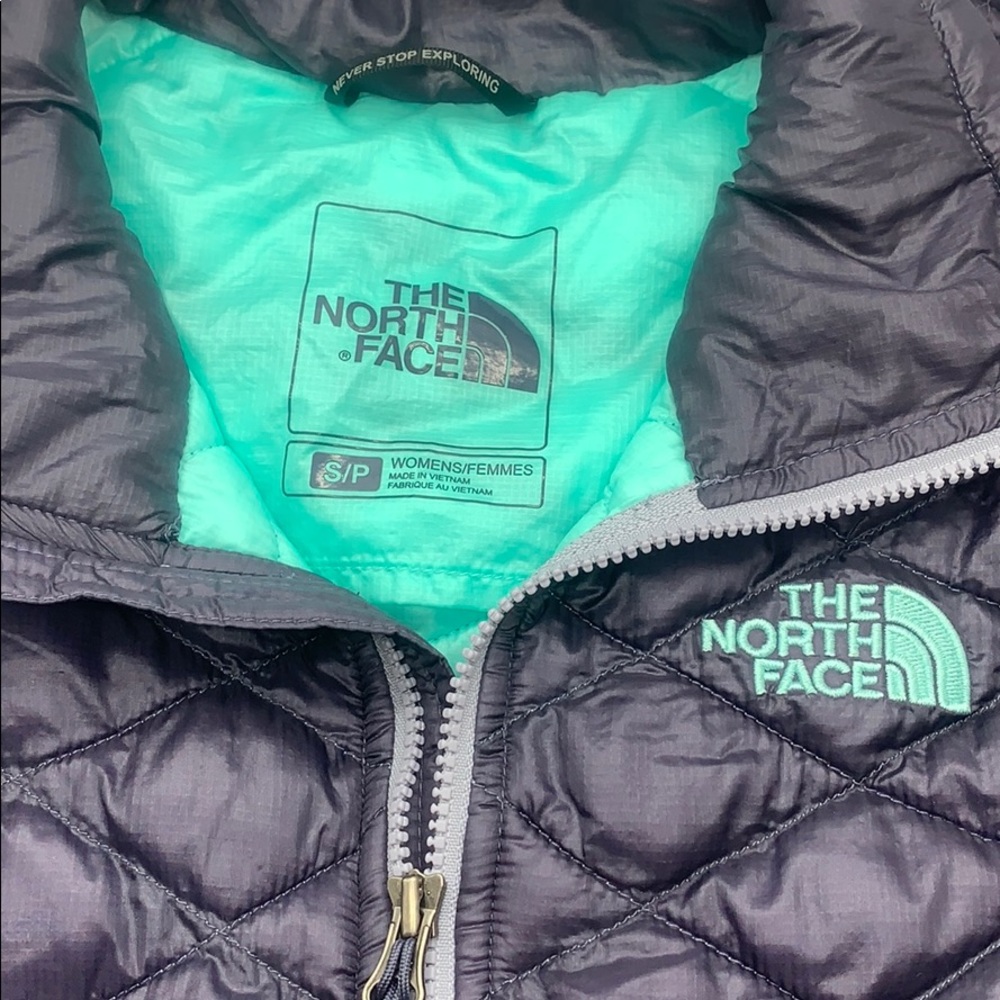 North Face puffy vest - never worn size F small